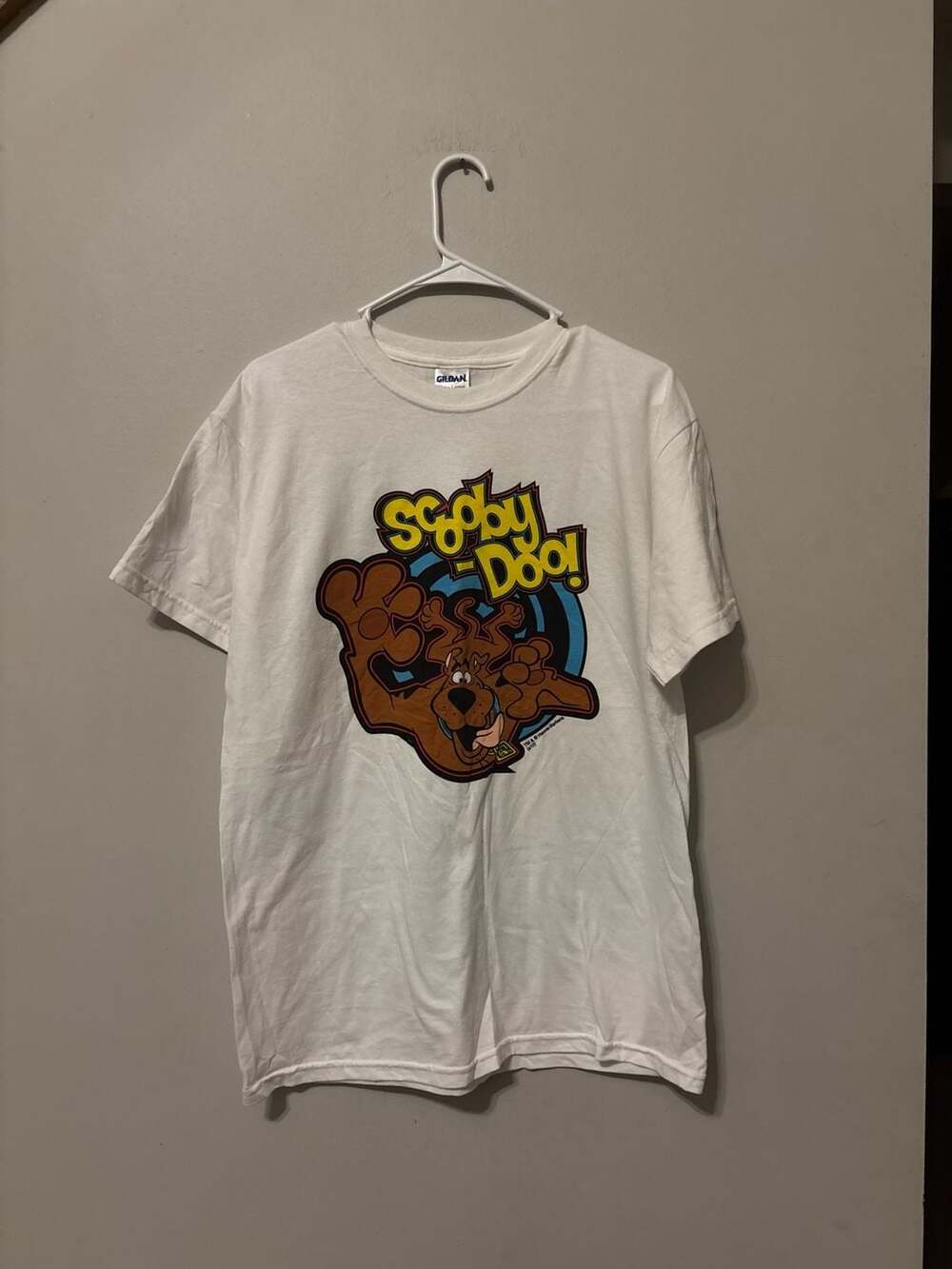 Vintage 2010 Scooby-Doo Hanna-Barbera Graphic T-Shirt White Medium